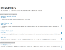 Tablet Screenshot of dreamboxkey.blogspot.com