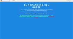 Desktop Screenshot of elromancerodelnorte.blogspot.com