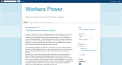Desktop Screenshot of forworkerspower.blogspot.com