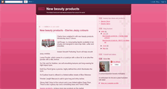 Desktop Screenshot of newbeautyproducts.blogspot.com