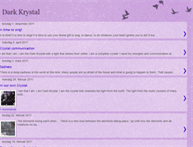 Tablet Screenshot of dark-krystal.blogspot.com