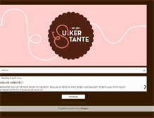 Tablet Screenshot of mijnsuikertante.blogspot.com