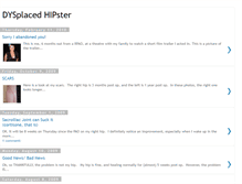 Tablet Screenshot of dysplacedhipster.blogspot.com