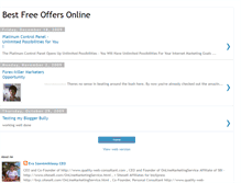 Tablet Screenshot of best-free-offers-online.blogspot.com