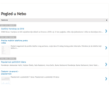 Tablet Screenshot of pogledunebo.blogspot.com