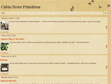 Tablet Screenshot of cabinfeverprimitives.blogspot.com