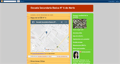 Desktop Screenshot of escuelasecundariabasica6demerlo.blogspot.com