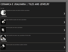 Tablet Screenshot of ceramicanajoalharia.blogspot.com