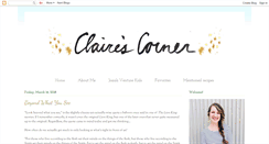 Desktop Screenshot of clairescornercz.blogspot.com