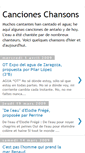 Mobile Screenshot of cancioneschansons.blogspot.com