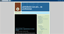 Desktop Screenshot of periodismoconproysinc.blogspot.com