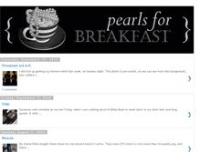 Tablet Screenshot of pearlsforbreakfast.blogspot.com