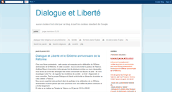 Desktop Screenshot of dialogue-liberte.blogspot.com