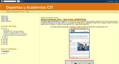 Desktop Screenshot of deportescit.blogspot.com