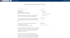 Desktop Screenshot of bookdarts.blogspot.com