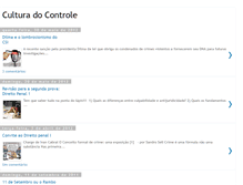 Tablet Screenshot of culturadocontrole.blogspot.com