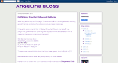 Desktop Screenshot of angelina305.blogspot.com