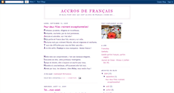 Desktop Screenshot of accrosdefrancais.blogspot.com