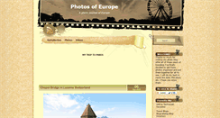 Desktop Screenshot of photosofeurope.blogspot.com