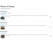 Tablet Screenshot of photosofeurope.blogspot.com