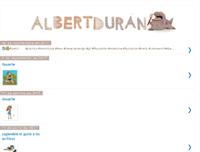 Tablet Screenshot of albertduran.blogspot.com