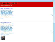 Tablet Screenshot of colectivokalfrente.blogspot.com