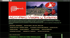 Desktop Screenshot of peruviajesyturismopvt.blogspot.com