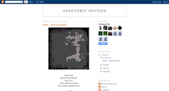 Desktop Screenshot of aesotericsounds.blogspot.com