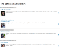 Tablet Screenshot of johnson-family-news.blogspot.com