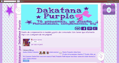 Desktop Screenshot of dakatanapurple.blogspot.com