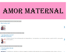 Tablet Screenshot of amormaternalrosinha.blogspot.com