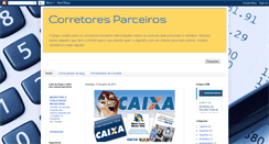 Desktop Screenshot of corretoresparceiros.blogspot.com