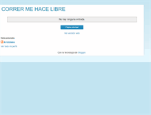 Tablet Screenshot of corrermehacelibre.blogspot.com