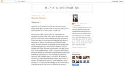 Desktop Screenshot of musicandmoonshine.blogspot.com