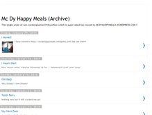 Tablet Screenshot of mcdyhappymeals.blogspot.com