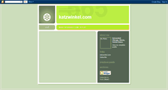 Desktop Screenshot of katzwinkel.blogspot.com