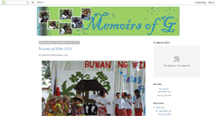 Desktop Screenshot of gmemoirs.blogspot.com