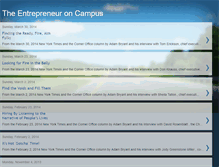 Tablet Screenshot of entrepreneuroncampus.blogspot.com