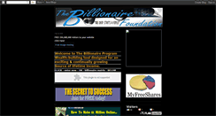 Desktop Screenshot of billionairematrixrg.blogspot.com