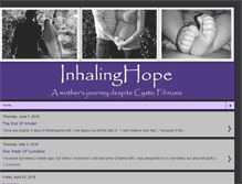 Tablet Screenshot of hopefulwithcf.blogspot.com