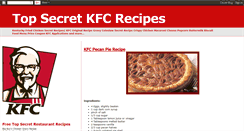 Desktop Screenshot of kfcsecretrecipes.blogspot.com
