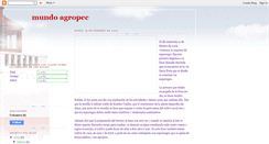 Desktop Screenshot of mundoagropec.blogspot.com