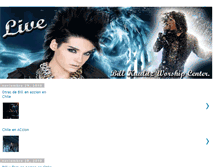Tablet Screenshot of livebillkaulitzworshipcenter.blogspot.com
