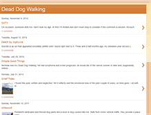 Tablet Screenshot of onedogstory.blogspot.com