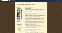 Desktop Screenshot of 12stepsandawindingroad.blogspot.com