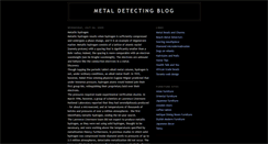Desktop Screenshot of metal-detecting.blogspot.com