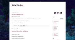 Desktop Screenshot of battlepriestess.blogspot.com