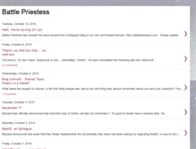 Tablet Screenshot of battlepriestess.blogspot.com