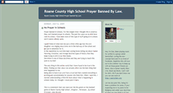 Desktop Screenshot of prayerbanned.blogspot.com