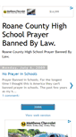 Mobile Screenshot of prayerbanned.blogspot.com